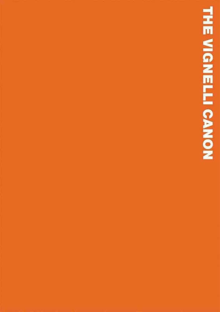 The Vignelli canon, Massimo and Lella Vignelli - book cover