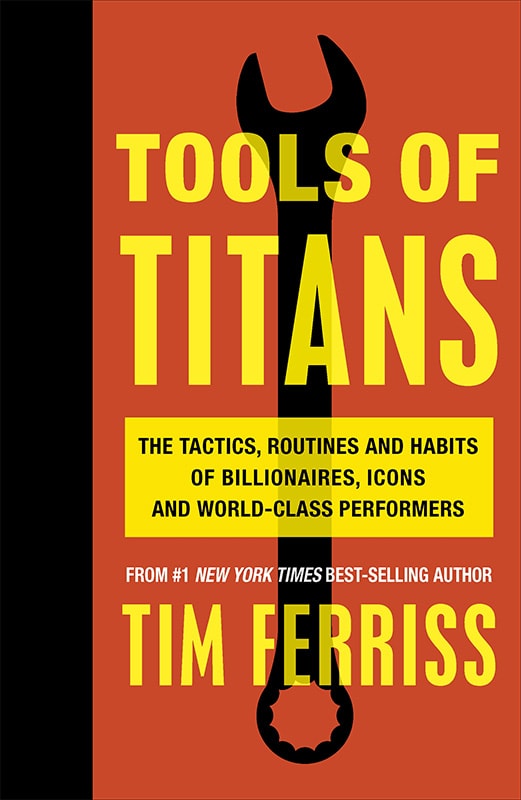Tools of Titans, Tim Ferriss - book cover